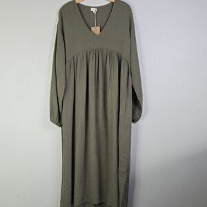 Olive Green Maxi Dress